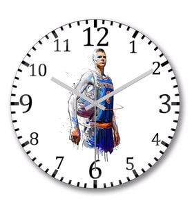 Kristaps Porzingis Duvar Saati Bombeli Gercek Cam