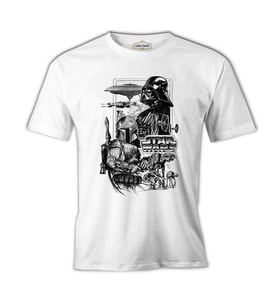 Star Wars - Empire Beyaz Erkek Tshirt