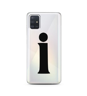 Samsung A51 Harf Tasarımlı Telefon Kılıfı İ-Harfi 
