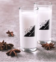BK Gift Kişiye Özel Renkli Baskılı İsimli İkili Rakı Bardağı Seti-27 (Beyaz)