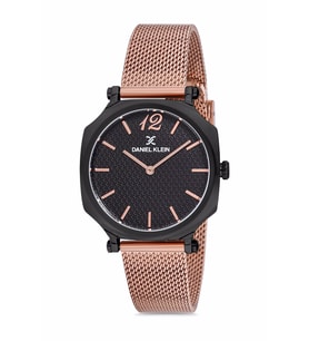 Daniel Klein DK858423 Kadın Kol Saati (Rose-Siyah)
