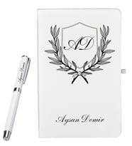 Kişiye Özel Hazırlanmış Hediye Defter ve Roller Kalem Seti