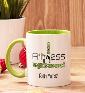 Fitness Eğitmenine Hediye Renkli Kupa Bardak