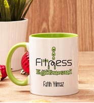 Fitness Eğitmenine Hediye Renkli Kupa Bardak