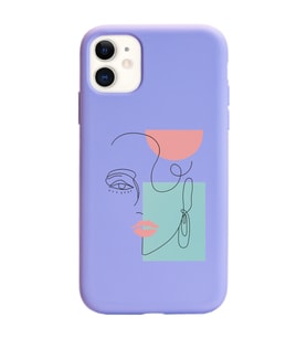 Lila Lansman Telefon Kılıfı Iphone 11