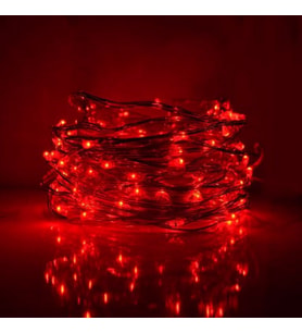 Tel Led - Kirmizi -3 Metre (Kırmızı)
