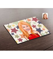 BK Gift Kişiye Özel Kadın Karikatürlü Ahşap Puzzle-33