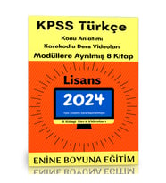 2025 KPSS Lisans Türkçe Modüler Kitap Seti