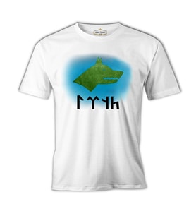 Türk Kurt 3 Beyaz Erkek Tshirt