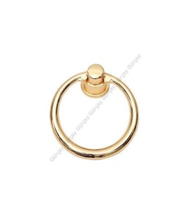 Çekmece Kapak Kulpu Halka 40 mm Altın - 2 Adet