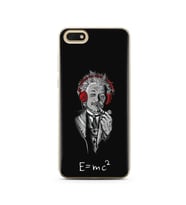 Einstein Tasarım Süper Şeffaf Silikon Telefon Kılıfı Huawei Honor 7s - y5 2018 