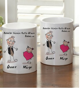 Kişiye Özel Babalar Günü Kupa Bardak