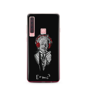 Einstein Tasarım Süper Şeffaf Silikon Telefon Kılıfı Samsung A9 (2018)  
