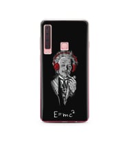 Einstein Tasarım Süper Şeffaf Silikon Telefon Kılıfı Samsung A9 (2018)  