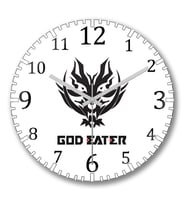 God Eater Lenka Alisa Duvar Saati Bombeli Gercek Cam