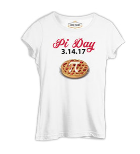 Matematik - Pi 24 Beyaz Kadın Tshirt