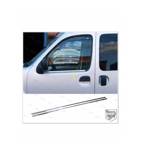 Renault Kangoo Krom Cam Çıtası 2 prç. 1996-2008 Arası P. Çelik