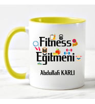 Fitness Eğitmeni Kupa Bardağı Sarı