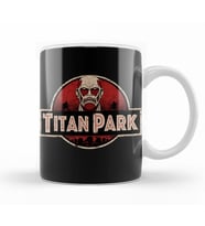 Attack On Titan Titan Park Kupa Bardak Porselen