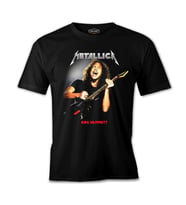 Metallica - Kirk Hammett Siyah Erkek Tshirt