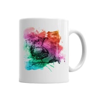 Aquarele Bird Kupa Bardak Porselen