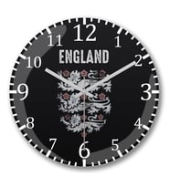 Vonker England  Duvar Saati Bombeli Gercek Cam
