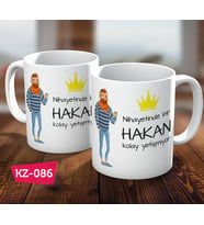 Kişiye Özel İsimli Nihayetinde Kolay Yetişmiyor Hediye Kupa Bardak