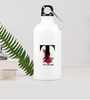 BK Gift Kişiye Özel T Baş Harf Ve İsimli Metal Suluk 500 Ml