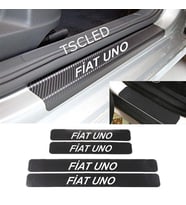 Fiat Uno Karbon Kapı Eşiği Koruma Sticker Yapıştırma (4 Adet)