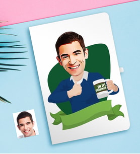 BK Gift Kişiye Özel Bay En İyi Öğretmen Karikatürlü Defter