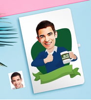 BK Gift Kişiye Özel Bay En İyi Öğretmen Karikatürlü Defter