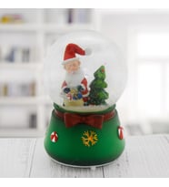 8x12cm Müzikli Işıklı Kar Küresi Noel Baba Yılbaşı