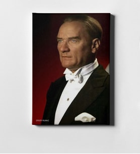 BK Gift Kişiye Özel Atatürk Kanvas Tablo 50x70cm 12