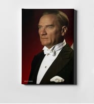 BK Gift Kişiye Özel Atatürk Kanvas Tablo 50x70cm 12