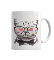 Miau Cat Kedi Kupa Bardak Porselen