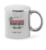 BK Gift Kişiye Özel Mesleki Mekatronik Mühendisi Krom Kupa Bardak  1