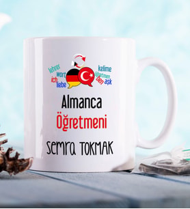 Almanca Öğretmeni Kupa Bardak