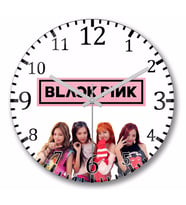 Blackpink  01  Duvar Saati Bombeli Gercek Cam