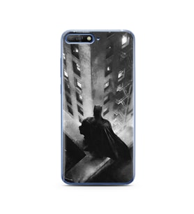 Batman Tasarım Süper Şeffaf Silikon Telefon Kılıfı Huawei Y6 2018