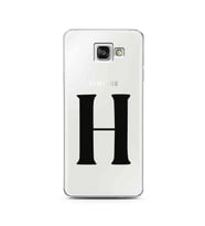Samsung A3 (2016) Harf Tasarımlı Telefon Kılıfı H-Harfi 
