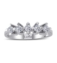Lova F Renk 0,41 Karat Pırlanta Beştaş Yüzük - 1020250