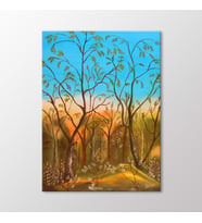 Arty Tablo Ağaçlar Tablo (Karışık)