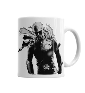 Saitama One Punch Man Kupa Bardak Porselen