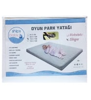 Ships Baby Alezli Oyun Parkı Yatağı 70x110 - Yıkanabilir Kumaş - Su Geçirmez