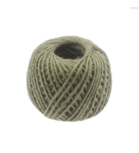 60gr. Doğal Hasır Jüt İp Top Yumak (Kahverengi)