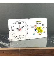 SMMM Ahşap Masa Saati