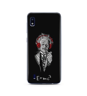 Einstein Tasarım Süper Şeffaf Silikon Telefon Kılıfı Samsung A10