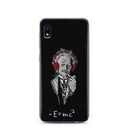 Einstein Tasarım Süper Şeffaf Silikon Telefon Kılıfı Samsung A10