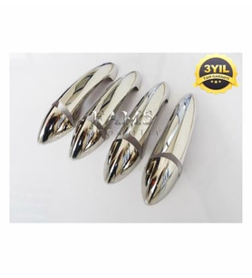 Opel Astra K Krom Kapı Kolu 4 Kapı  2015 Üzeri Paslanmaz Çelik