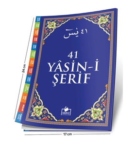 41 Yasini Şerif Arapça Dergi Boy - Merve Yayınları